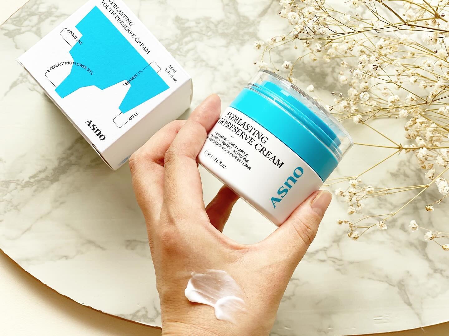 エバーラスティングユースプリザーブクリーム/ASNO/フェイスクリームを使ったクチコミ（3枚目）