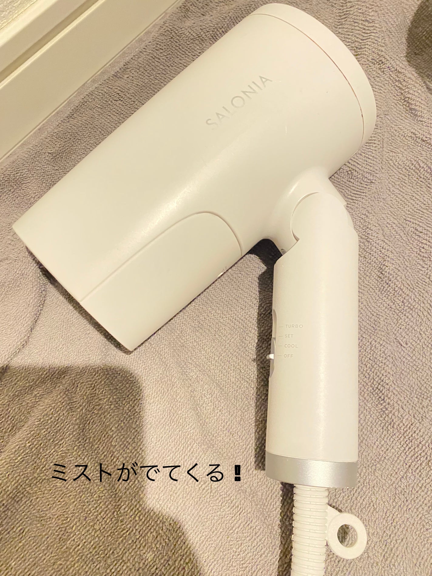 トリートメントミストドライヤー /SALONIA/ドライヤーを使ったクチコミ(1枚目)