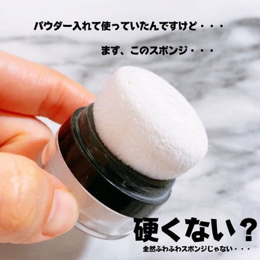 スポンジ付きチーク容器/DAISO/その他化粧小物を使ったクチコミ（4枚目）