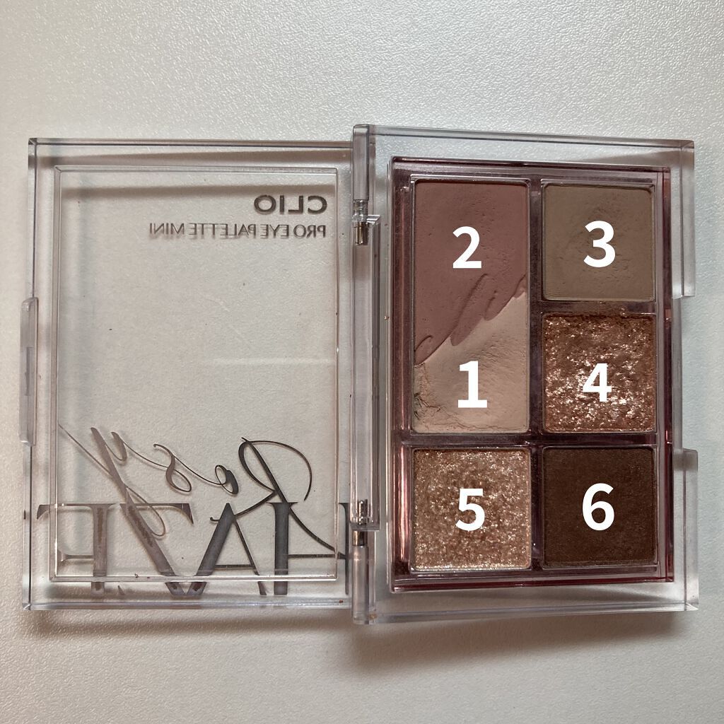 プロ アイパレット ミニ/CLIO/アイシャドウパレットを使ったクチコミ（2枚目）
