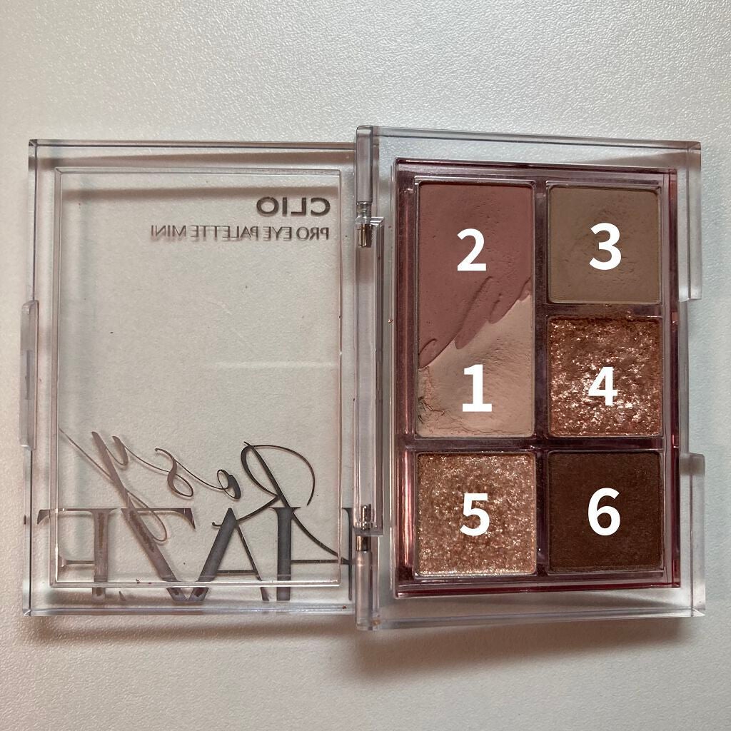 プロ アイパレット ミニ/CLIO/アイシャドウパレットを使ったクチコミ(2枚目)