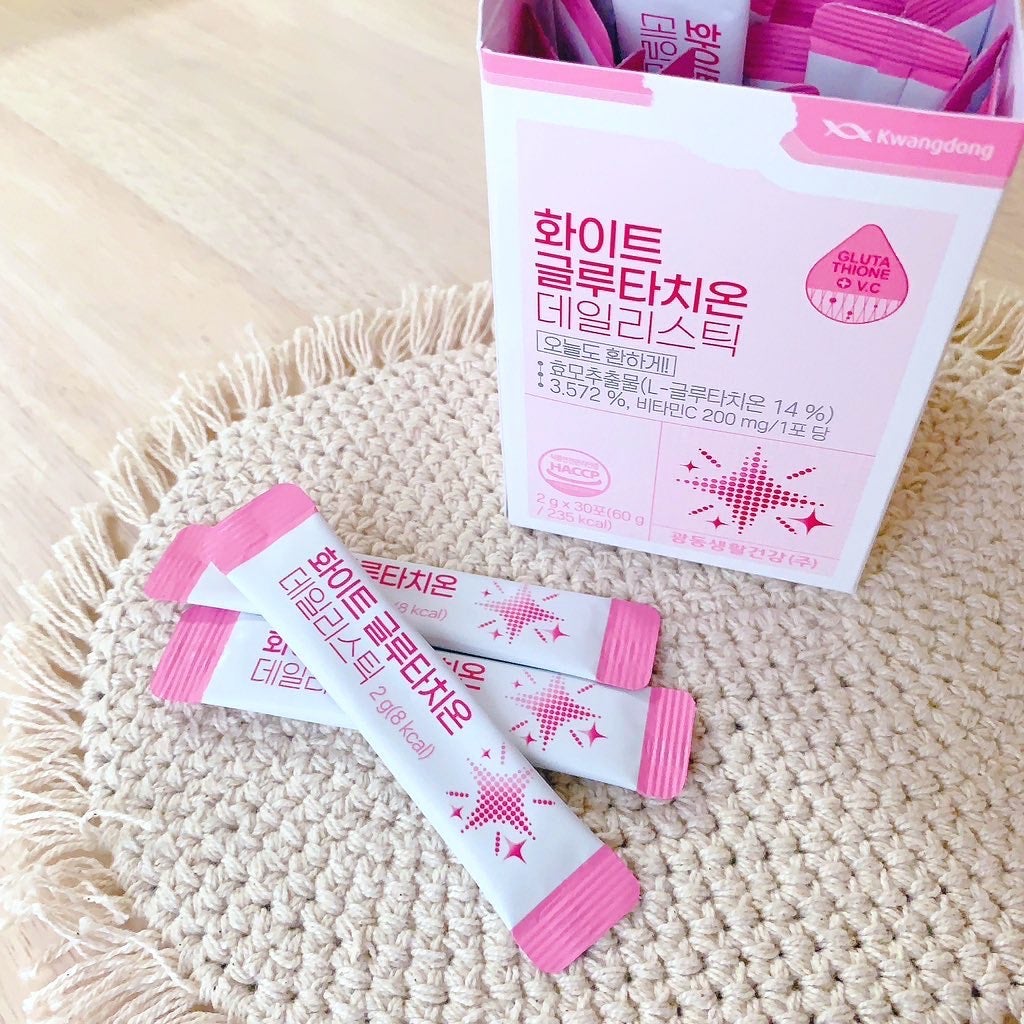 ホワイト・グルタチオンスティック/Kwangdong/美容サプリメントを使ったクチコミ(1枚目)