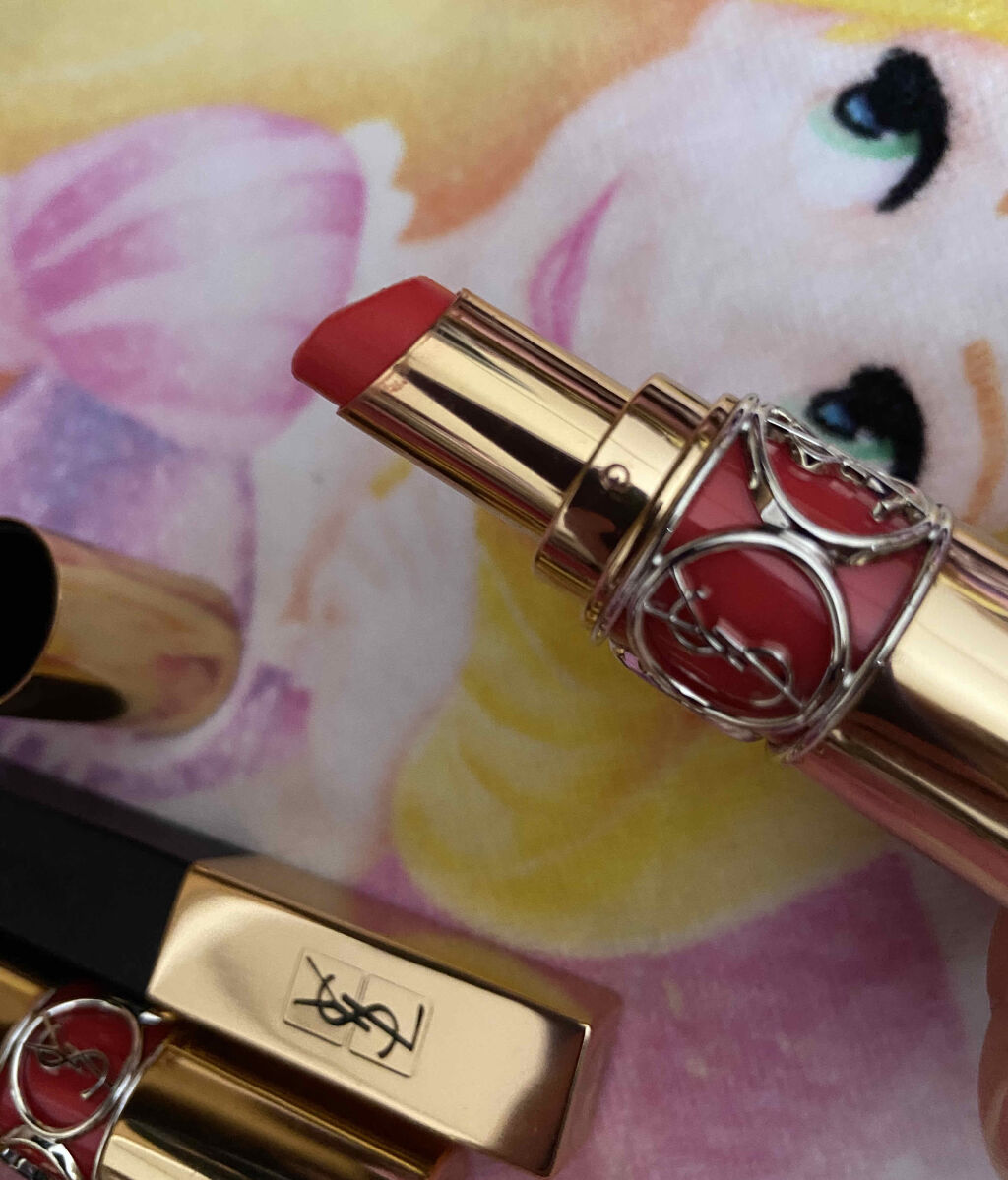 タトワージュ クチュール No.22 コライユアンタイメインストリーム/YVES SAINT LAURENT BEAUTE/口紅を使ったクチコミ（3枚目）