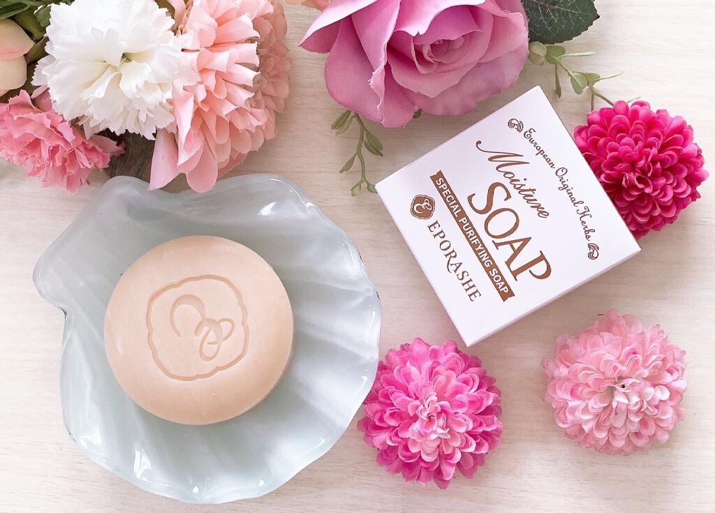 モイスチャーソープ/EPORASHE/洗顔石鹸を使ったクチコミ(1枚目)