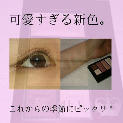 ショコラスウィート アイズ ソフトマット/リンメル ロンドン/アイシャドウパレットを使ったクチコミ(1枚目)