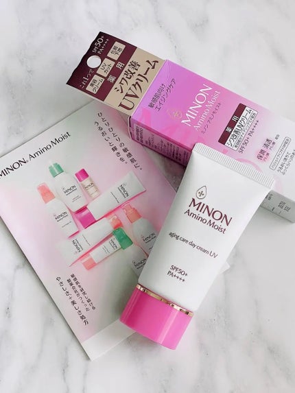 ミノン アミノモイスト エイジングケア デイクリームUV/ミノン/日焼け止めクリームを使ったクチコミ(1枚目)