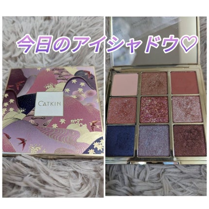 長相思シリーズ 9色アイシャドウパレット/CATKIN/アイシャドウパレットを使ったクチコミ(1枚目)