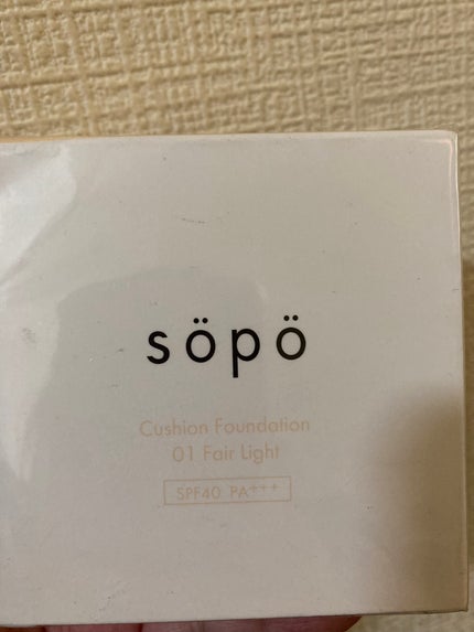 クッションファンデ 01 フェアライト/sopo/クッションファンデーションの画像