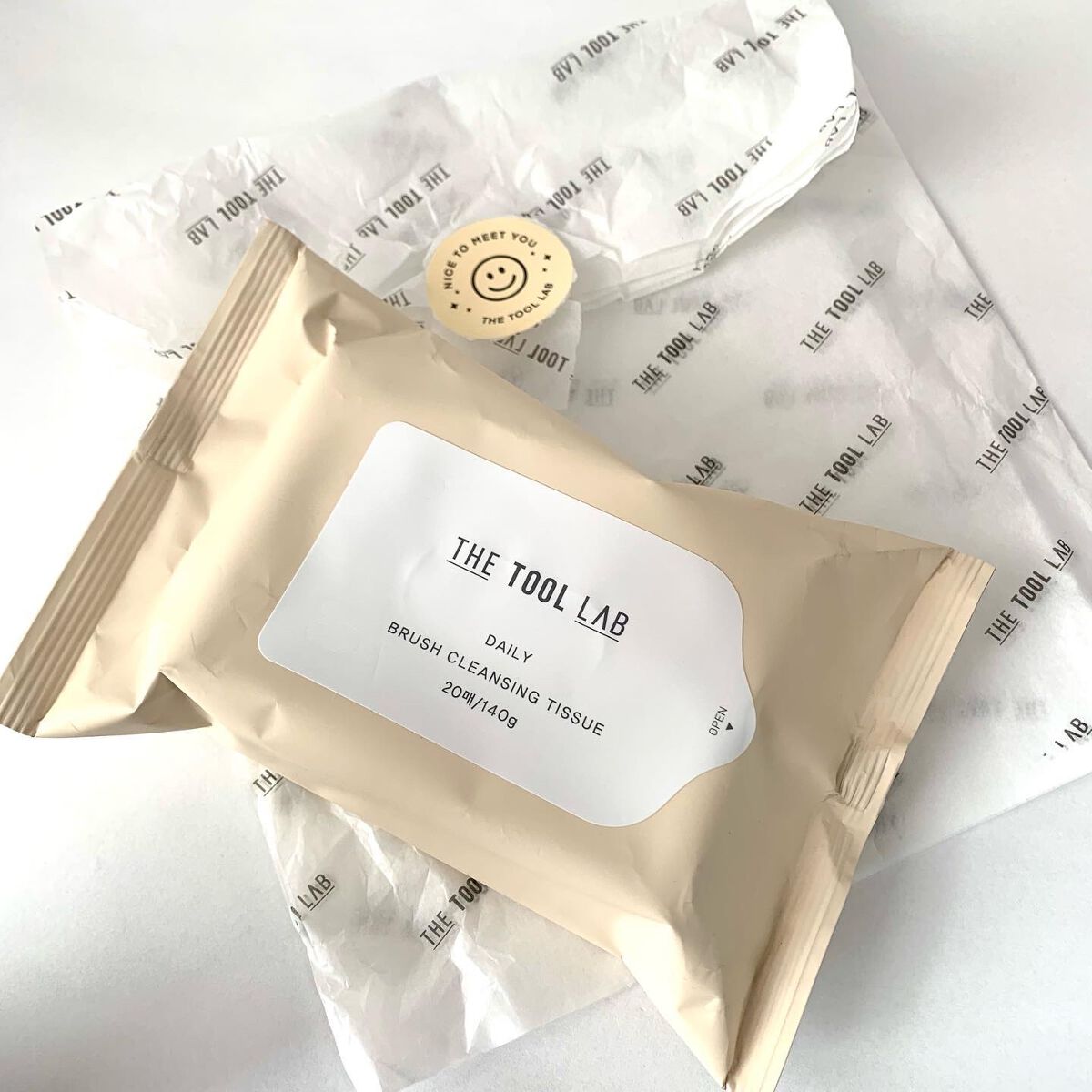 ブラシクレンジングシート/THE TOOL LAB/その他化粧小物を使ったクチコミ（1枚目）