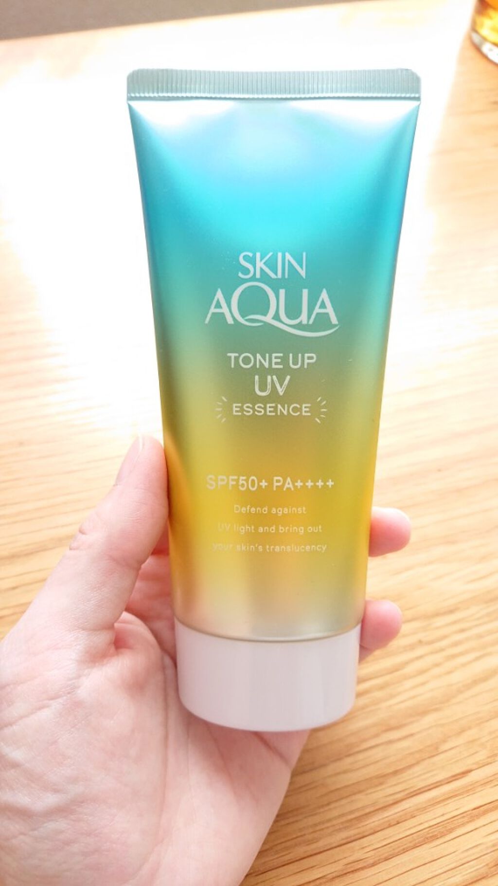 スキンアクア トーンアップUVエッセンス/スキンアクア/日焼け止めクリームを使ったクチコミ（1枚目）