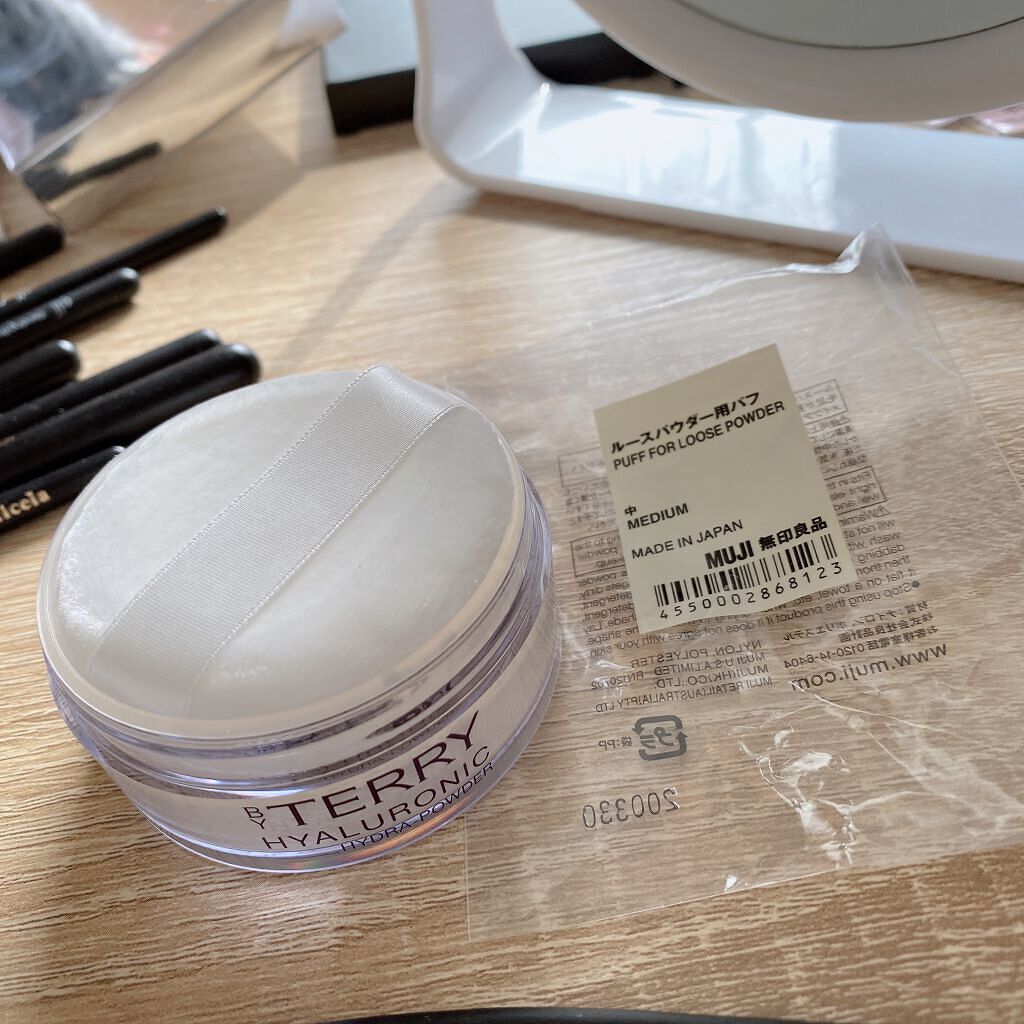 ルースパウダー用パフ 中/無印良品/パフ・スポンジを使ったクチコミ(5枚目)