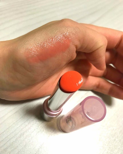 レブロン キス グロウ バーム N 002	ピオニー グロウ/REVLON/口紅を使ったクチコミ(2枚目)