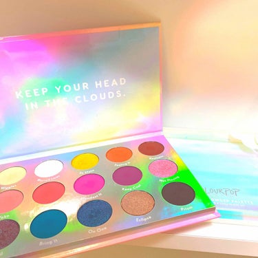 チェイシング レインボーズ アイシャドウ パレット/ColourPop/アイシャドウパレットを使ったクチコミ（2枚目）