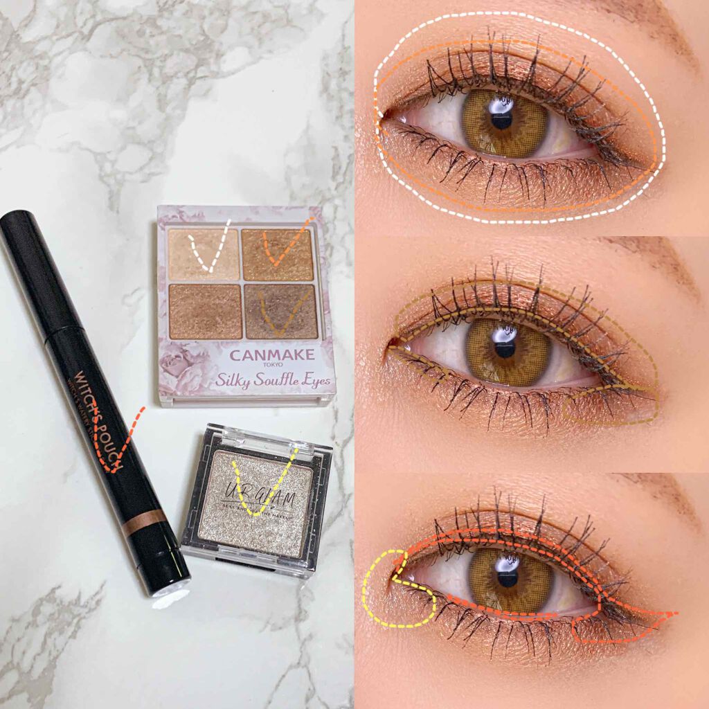 ウォータリースティックシャドウ/Witch's Pouch/スティックアイシャドウを使ったクチコミ（3枚目）