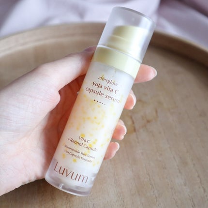 アフターグロウゆずビタCカプセルセラム/Luvum/ブースター・導入液を使ったクチコミ(1枚目)