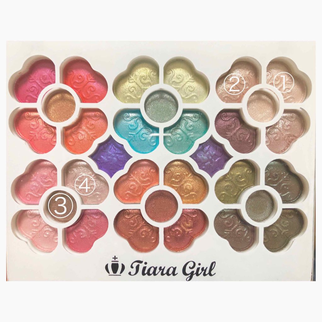 アイカラーパレット/ティアラガール/アイシャドウパレットを使ったクチコミ(3枚目)