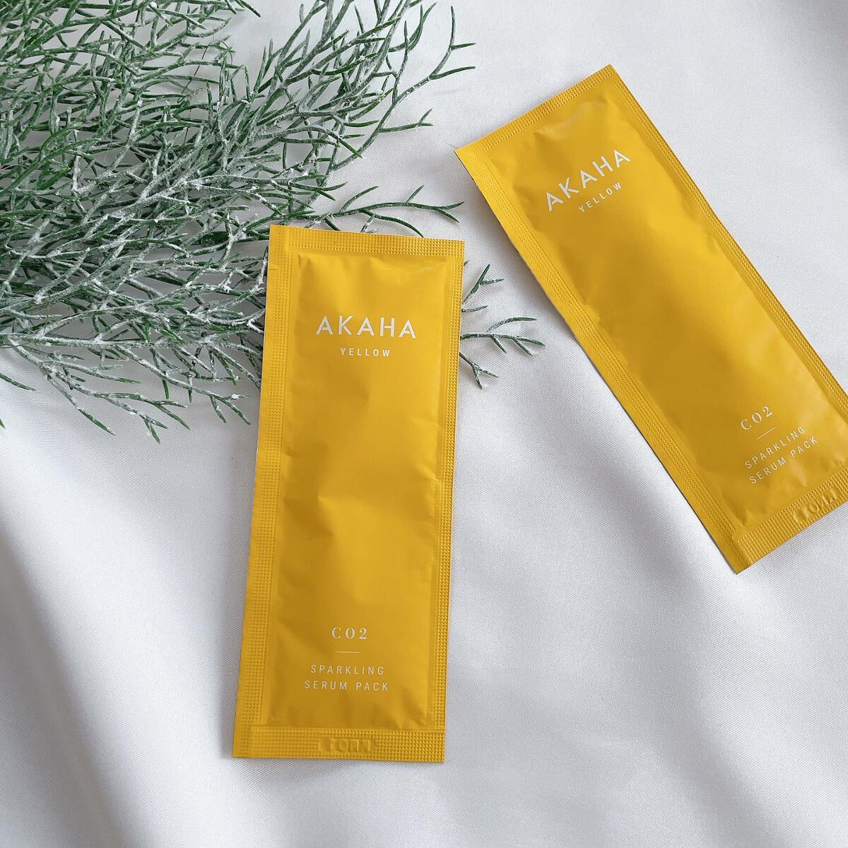 スパークリングセラムパック【YELLOW】/AKAHA/シートマスク・パックを使ったクチコミ(6枚目)
