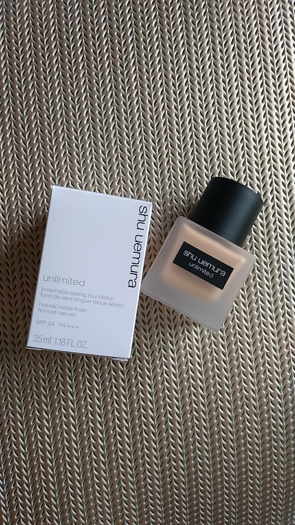 (旧)アンリミテッド ラスティング フルイド/shu uemura/リキッドファンデーションを使ったクチコミ(1枚目)