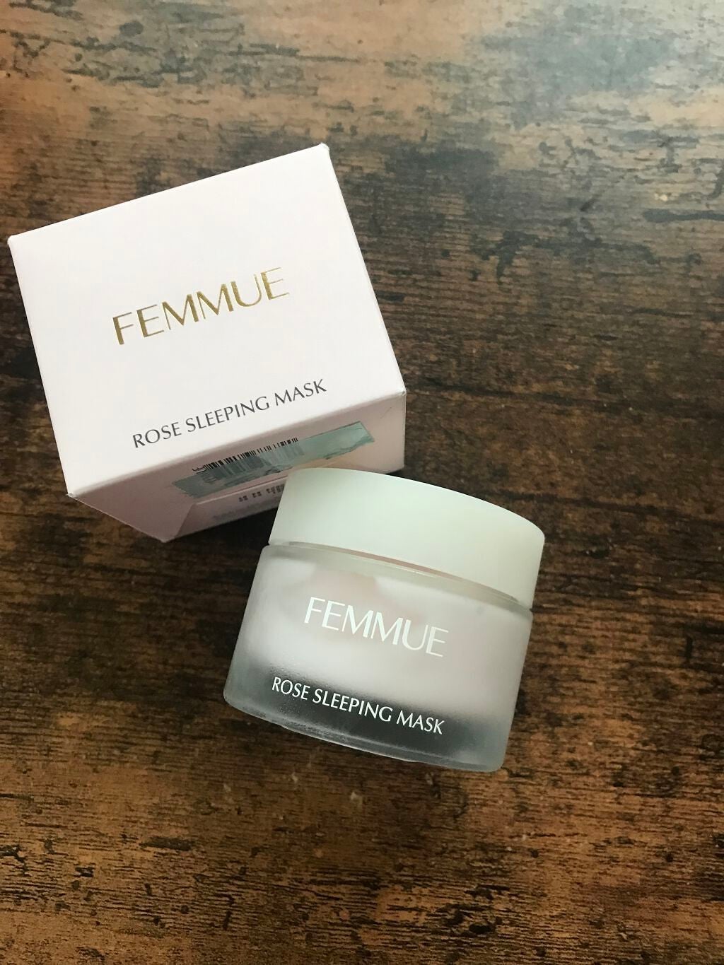 ローズウォーター スリーピングマスク/FEMMUE/フェイスクリームを使ったクチコミ(1枚目)