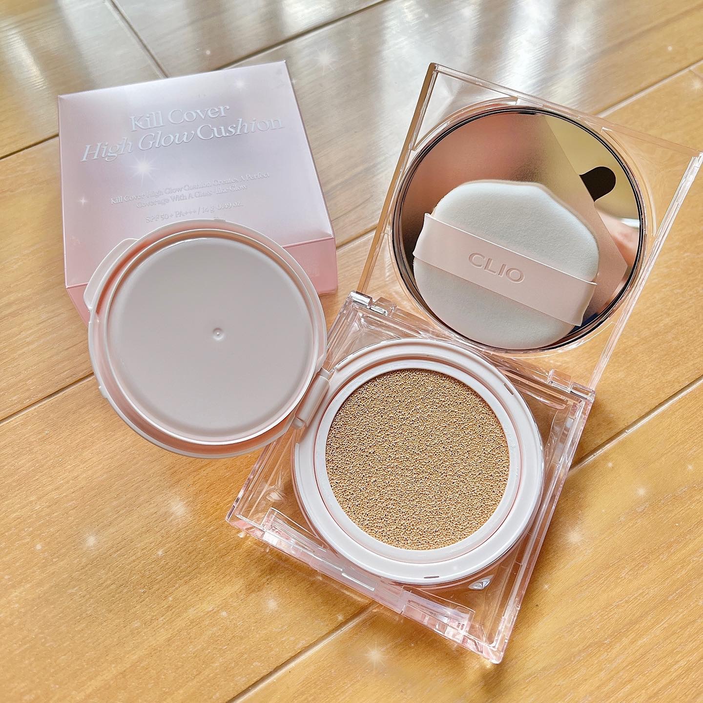 キル カバー ハイ グロウ クッション/CLIO/クッションファンデーションを使ったクチコミ（2枚目）