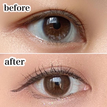 リアルサム・リアルチョコブラウン/トリカ/カラーコンタクトレンズを使ったクチコミ(2枚目)