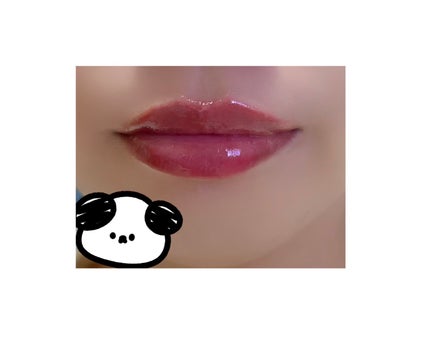 GLOWY TINT BALM/AOU/リップグロスを使ったクチコミ(3枚目)