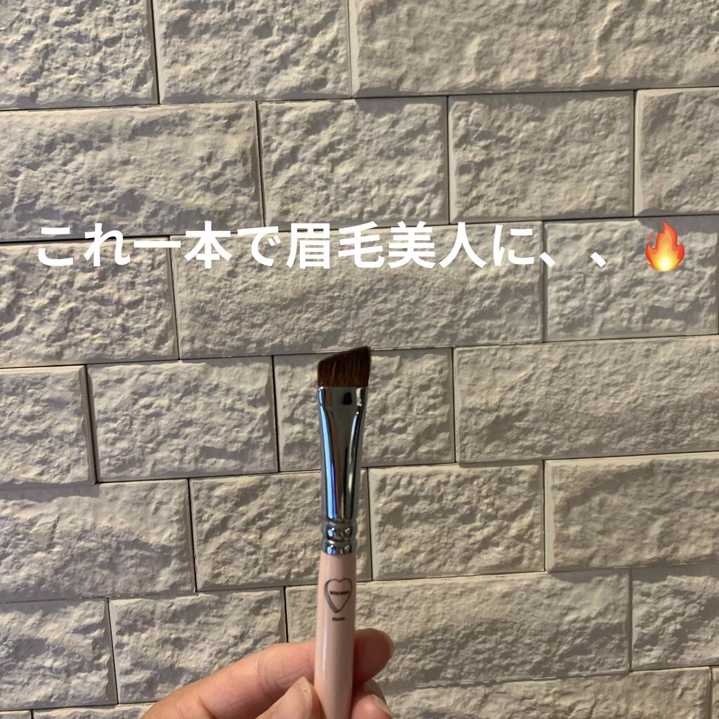 フーミー アイブロウブラシ 熊野筆/WHOMEE/メイクブラシを使ったクチコミ(1枚目)