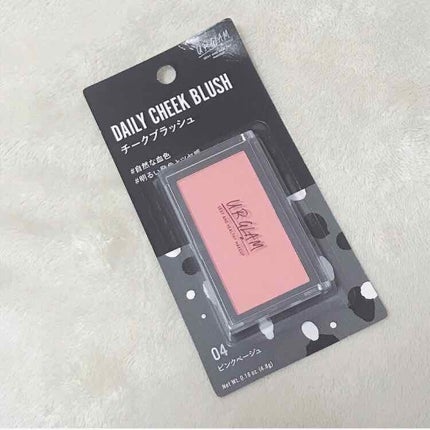 UR GLAM DAILY CHEEK BLUSH/U R GLAM/パウダーチークを使ったクチコミ(1枚目)