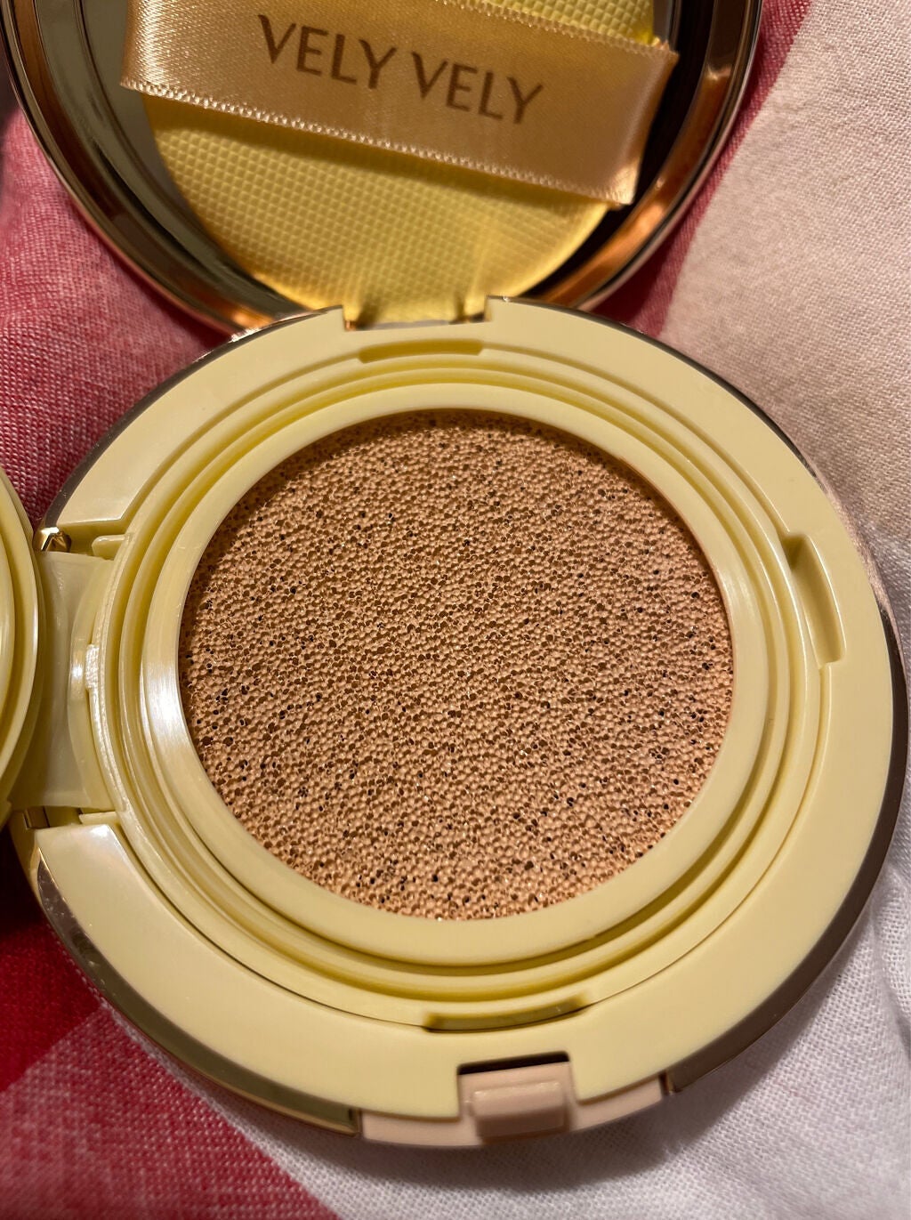 はちみつツヤ肌クッションファンデ/VELY VELY/クッションファンデーションを使ったクチコミ(4枚目)