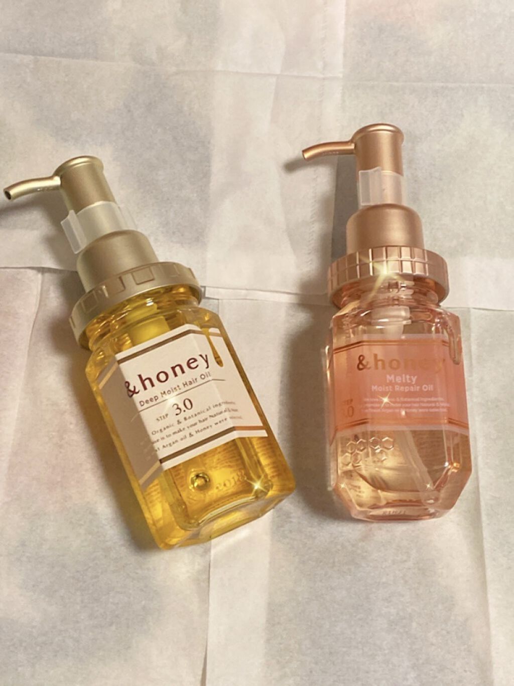 &honey メルティ モイストリペア ヘアオイル 3.0/&honey/ヘアオイルを使ったクチコミ（1枚目）