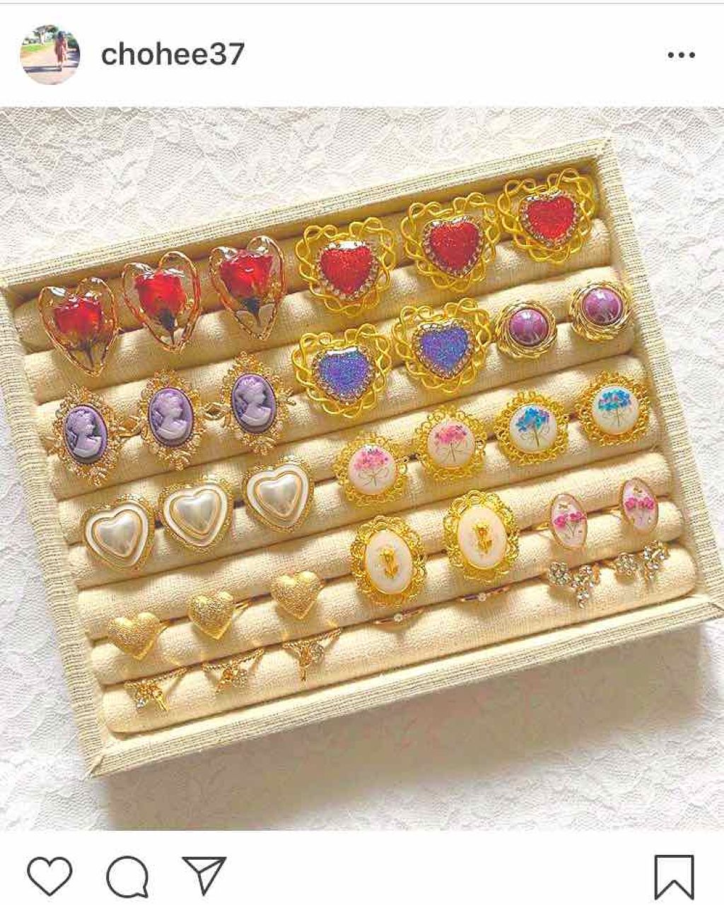 夢見心地なわたあめ☁ on LIPS 「.インスタで目にしたりしませんか??可愛らしいアクセサリー♥そ..」(1枚目)