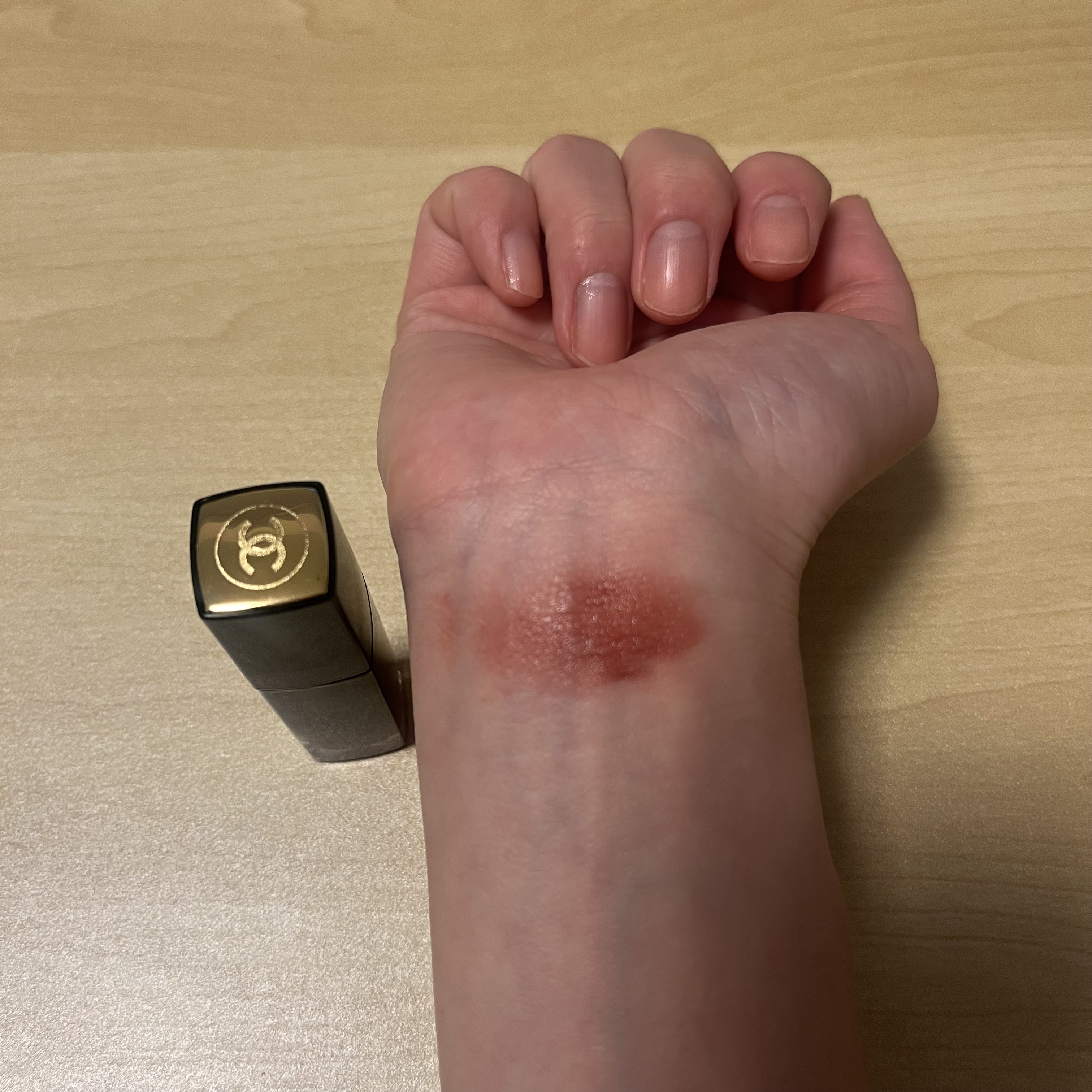 ルージュ アリュール ラック 75 フィデリテ/CHANEL/口紅を使ったクチコミ（2枚目）