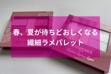 パーフェクトスタイリストアイズ/キャンメイク/アイシャドウパレットを使ったクチコミ(1枚目)