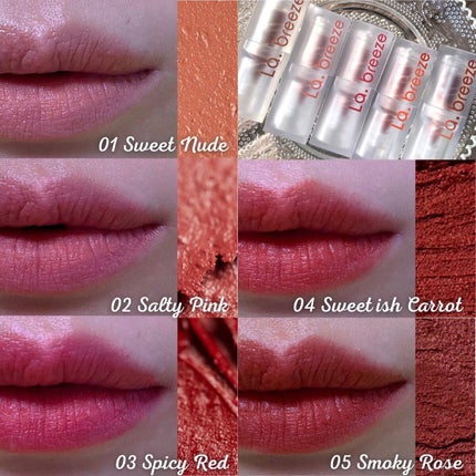 ゲットベターベルベットリップスティック/La.breeze/口紅を使ったクチコミ(3枚目)