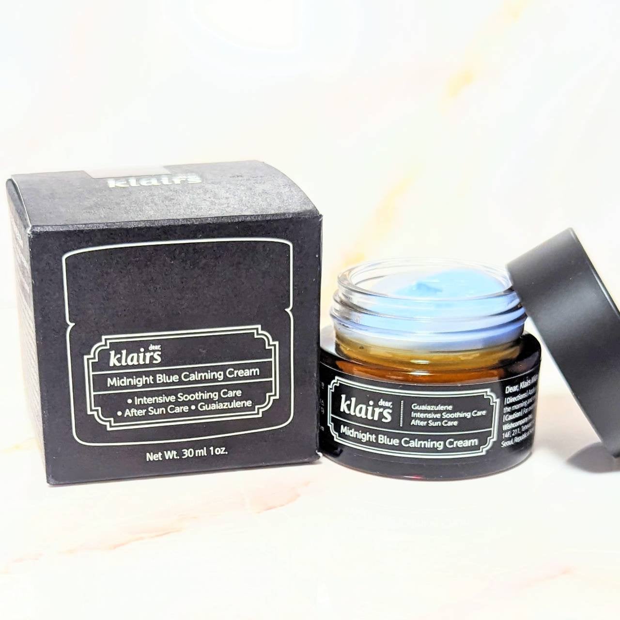 ミッドナイトブルーカーミングクリーム/Klairs/フェイスクリームを使ったクチコミ(1枚目)