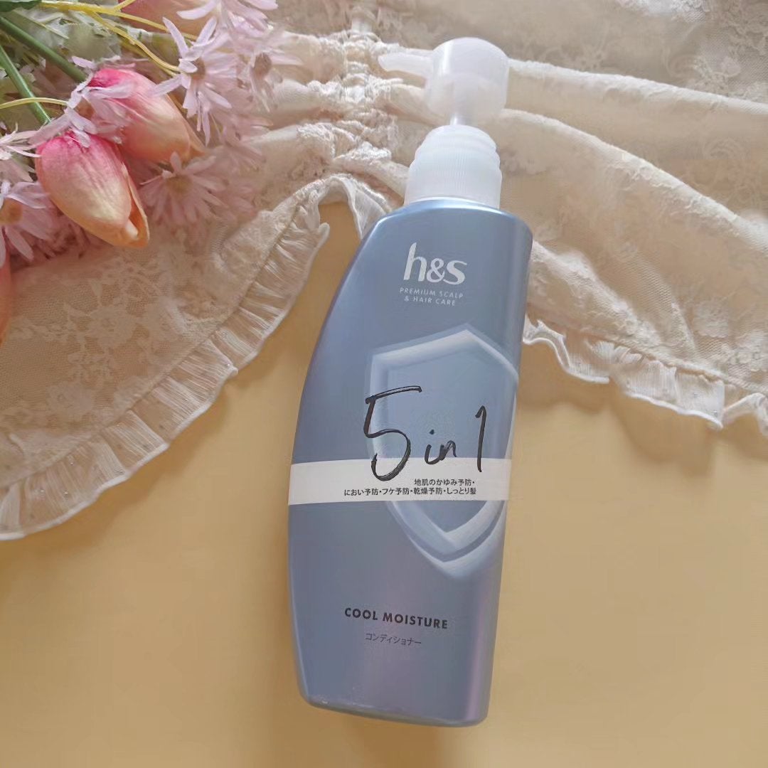 5in1クールモイスチャーシャンプー/コンディショナー/h&s/市販シャンプーを使ったクチコミ(1枚目)