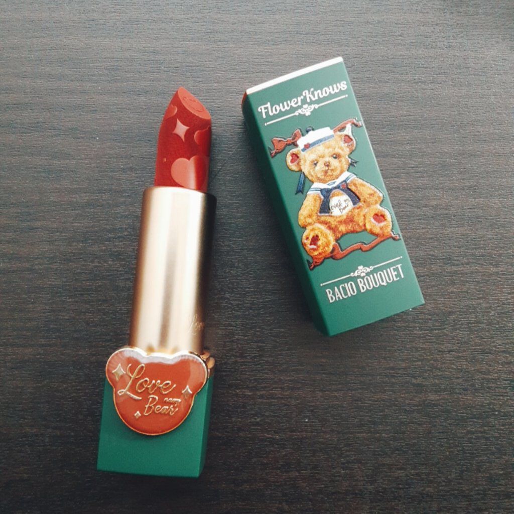 Love Bear マットリップスティック/FlowerKnows/口紅を使ったクチコミ(2枚目)