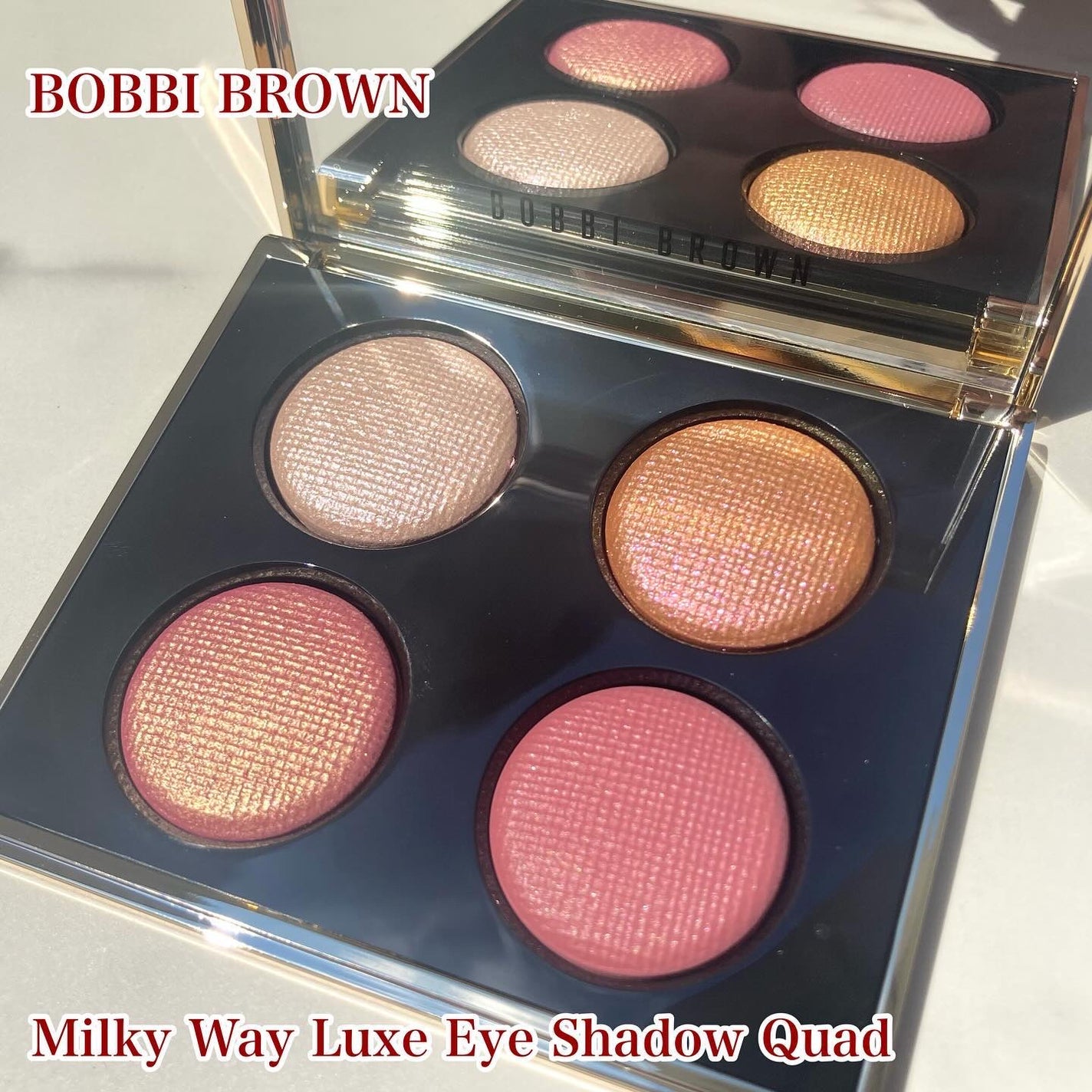 リュクス アイシャドウ クォード グロウ ウィズ ラブ コレクション/BOBBI BROWN/アイシャドウパレットを使ったクチコミ(1枚目)
