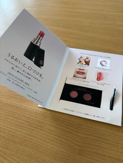 ルージュデコルテ クリームグロウ/DECORTÉ/口紅を使ったクチコミ(1枚目)