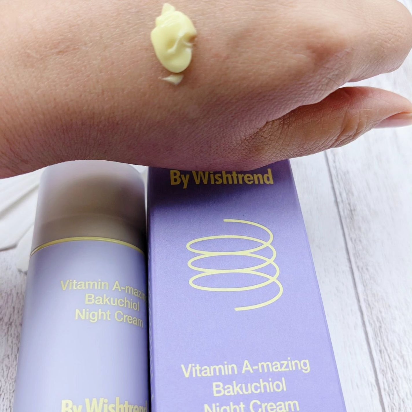 ビタミンA-mazingバクチオールナイトクリーム/By Wishtrend/フェイスクリームを使ったクチコミ(2枚目)