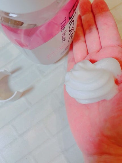 ビオレ ザフェイス 泡洗顔料 ディープモイスト/ビオレ/泡洗顔を使ったクチコミ(3枚目)