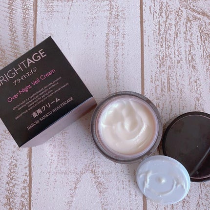 オーバーナイト ヴェールクリーム/BRIGHTAGE/フェイスクリームを使ったクチコミ(4枚目)