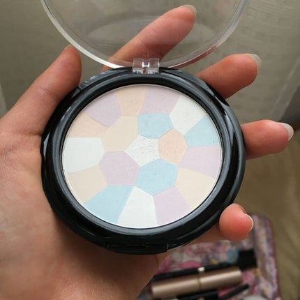 UR GLAM MARBLE FACE POWDER/U R GLAM/プレストパウダーを使ったクチコミ(2枚目)