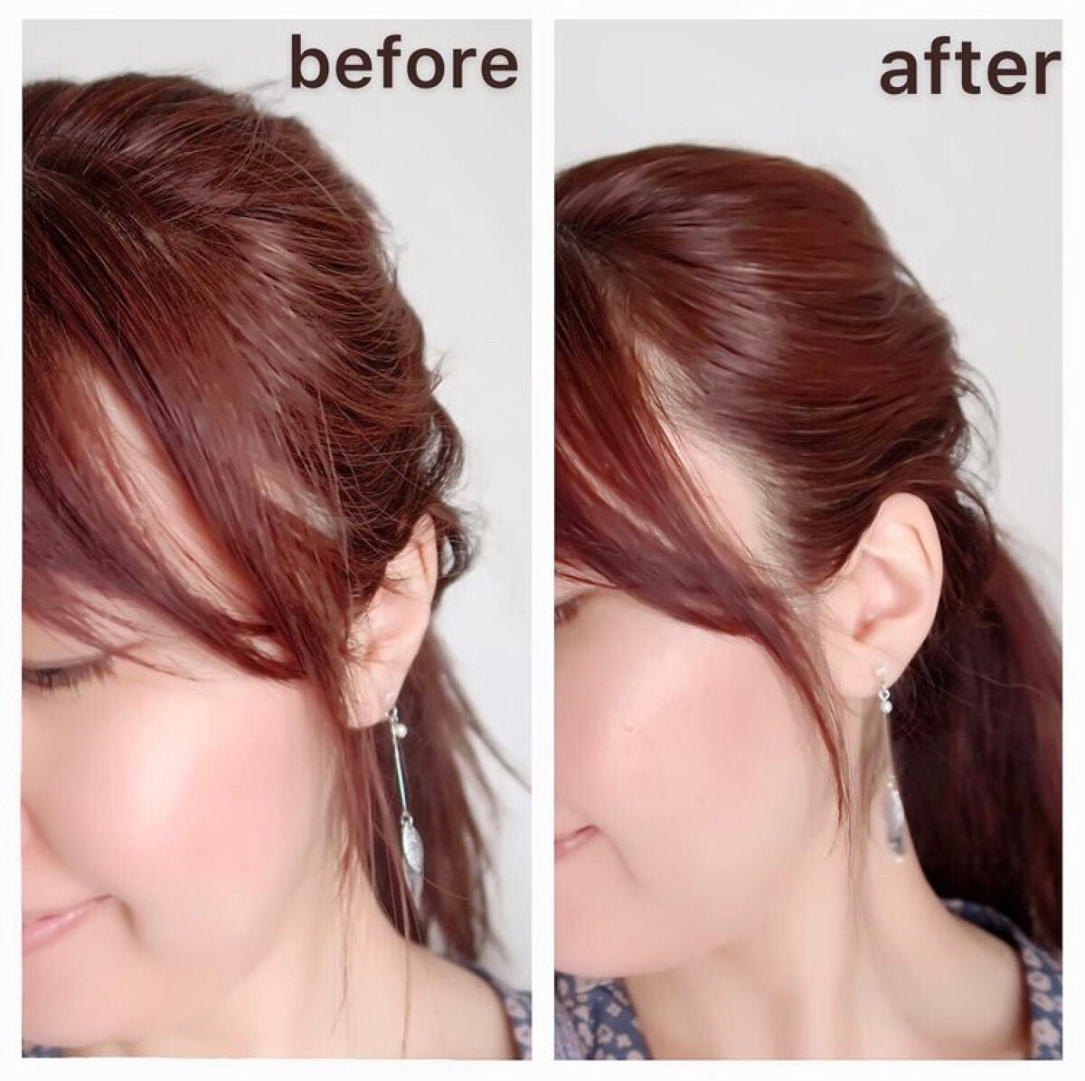 ヘアケアマスカラ/CEZANNE/ヘアジェルを使ったクチコミ(4枚目)