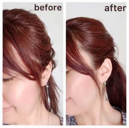 ヘアケアマスカラ/CEZANNE/ヘアジェルを使ったクチコミ(4枚目)