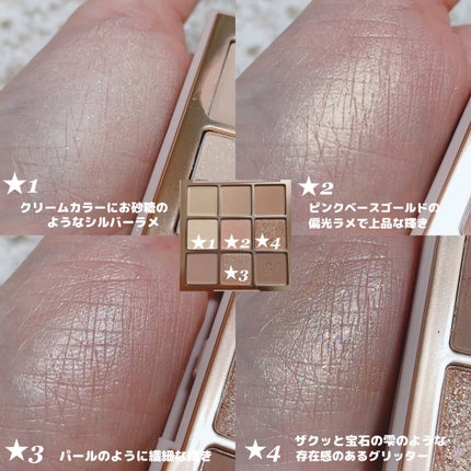 マルチアンダーアイパレット/hina cosmetics/アイシャドウパレットを使ったクチコミ(5枚目)