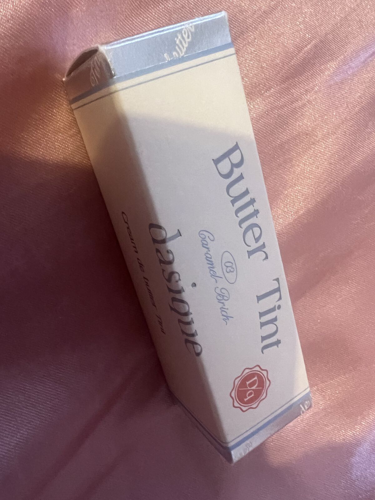 クリームドゥバターティント 03 キャメルブリック/dasique/リップティントを使ったクチコミ（1枚目）