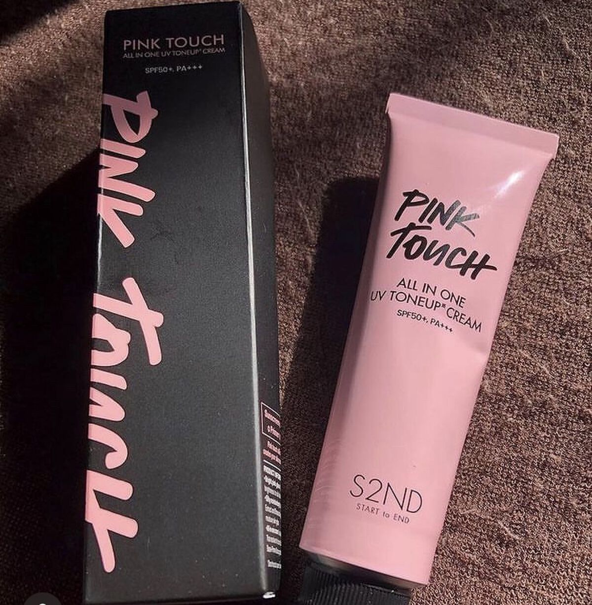 ピンクタッチ UVトーンアップクリーム/S2ND/化粧下地を使ったクチコミ（1枚目）