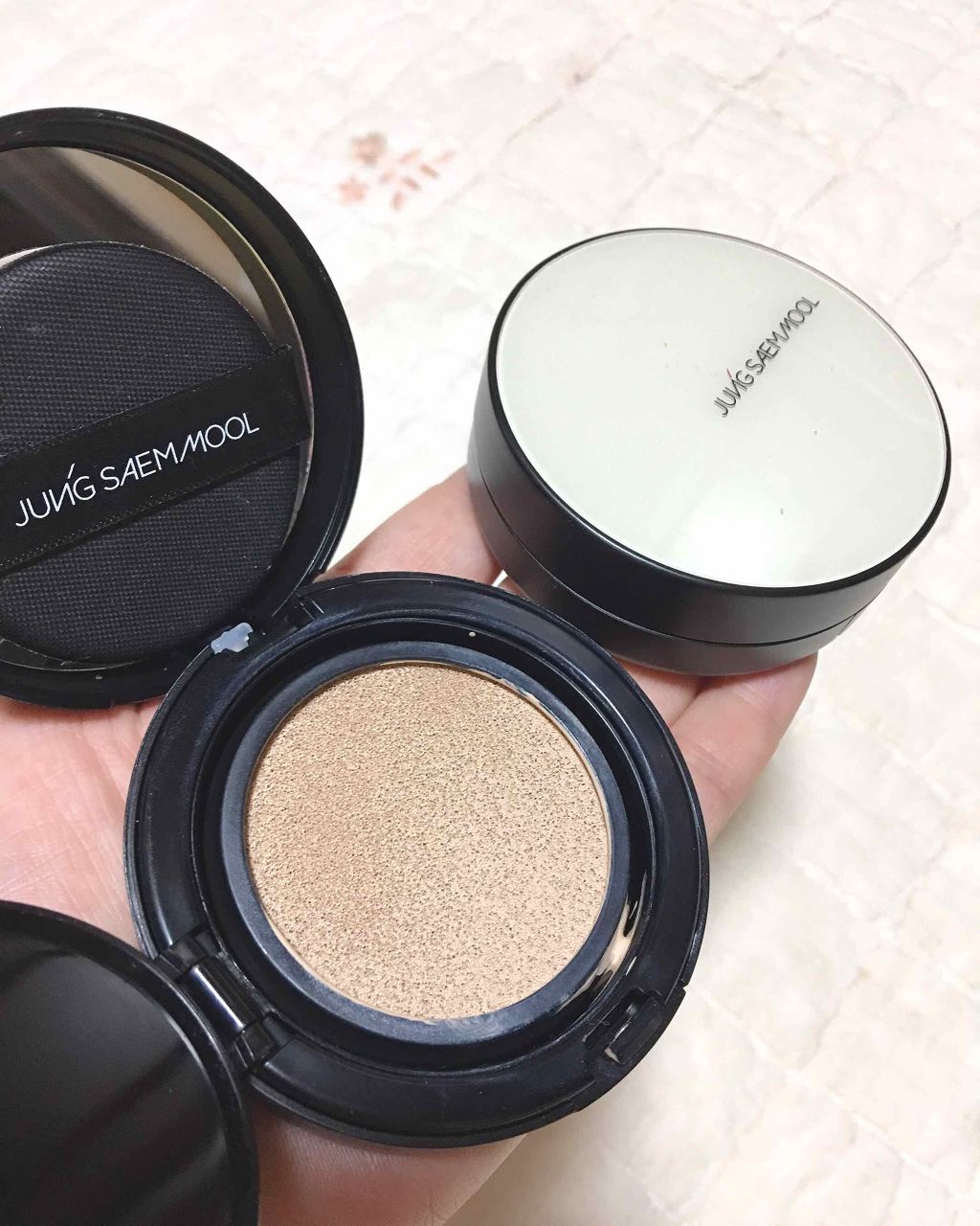 エッセンシャル スキン ヌーダー クッション/JUNG SAEM MOOL/クッションファンデーションを使ったクチコミ（1枚目）