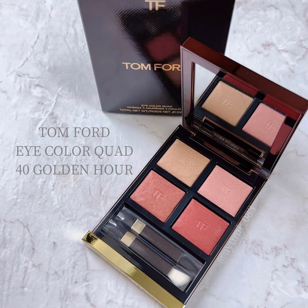 アイ カラー クォード/TOM FORD BEAUTY/アイシャドウパレットを使ったクチコミ（1枚目）